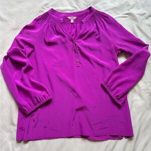 Lilly Pulitzer 100% silk blouse